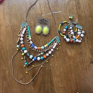3 piece set of PLUNDER Jewelry NEVER WORN